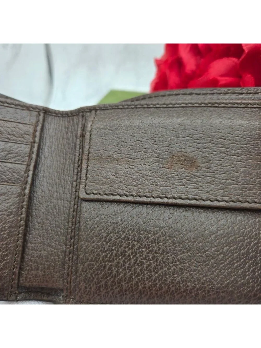Gucci Fold Wallet Sherry Line GG